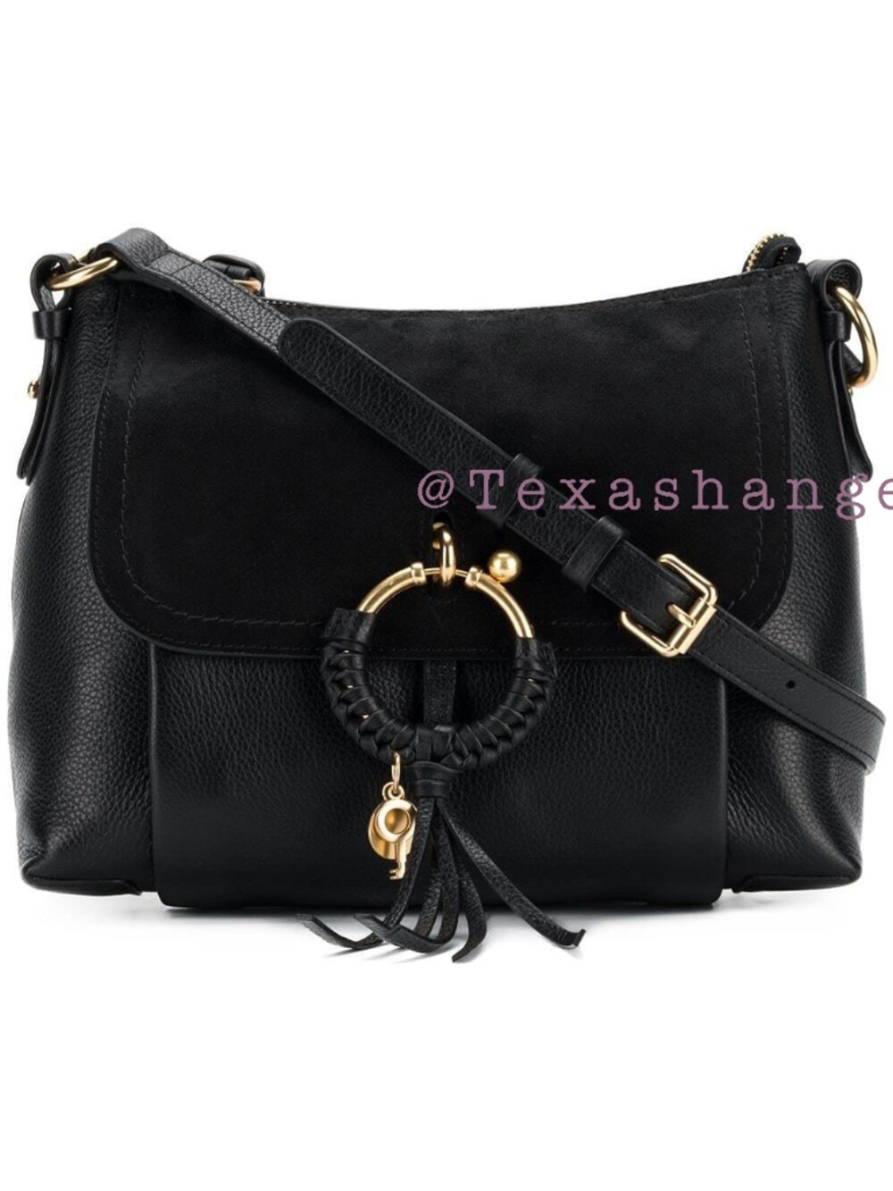 See by Chloe NWT Joan leather shoulder bag Black